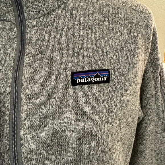 Patagonia Better Sweater Women’s Heather Gray Fleece Quarter-Zip Size L - Picture 4 of 6
